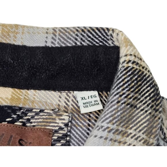 Orvis Heavy Flannel Shirt Jacket Shacket Men’s XL Plaid Multicolor Long Sleeve - Picture 6 of 11